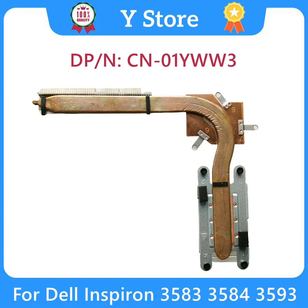 

Y Store 01YWW3 1YWW3 CN-01YWW3 New Original For Dell Inspiron 3583 3584 3593 Radiator Copper Tube Heatsink Fast Ship