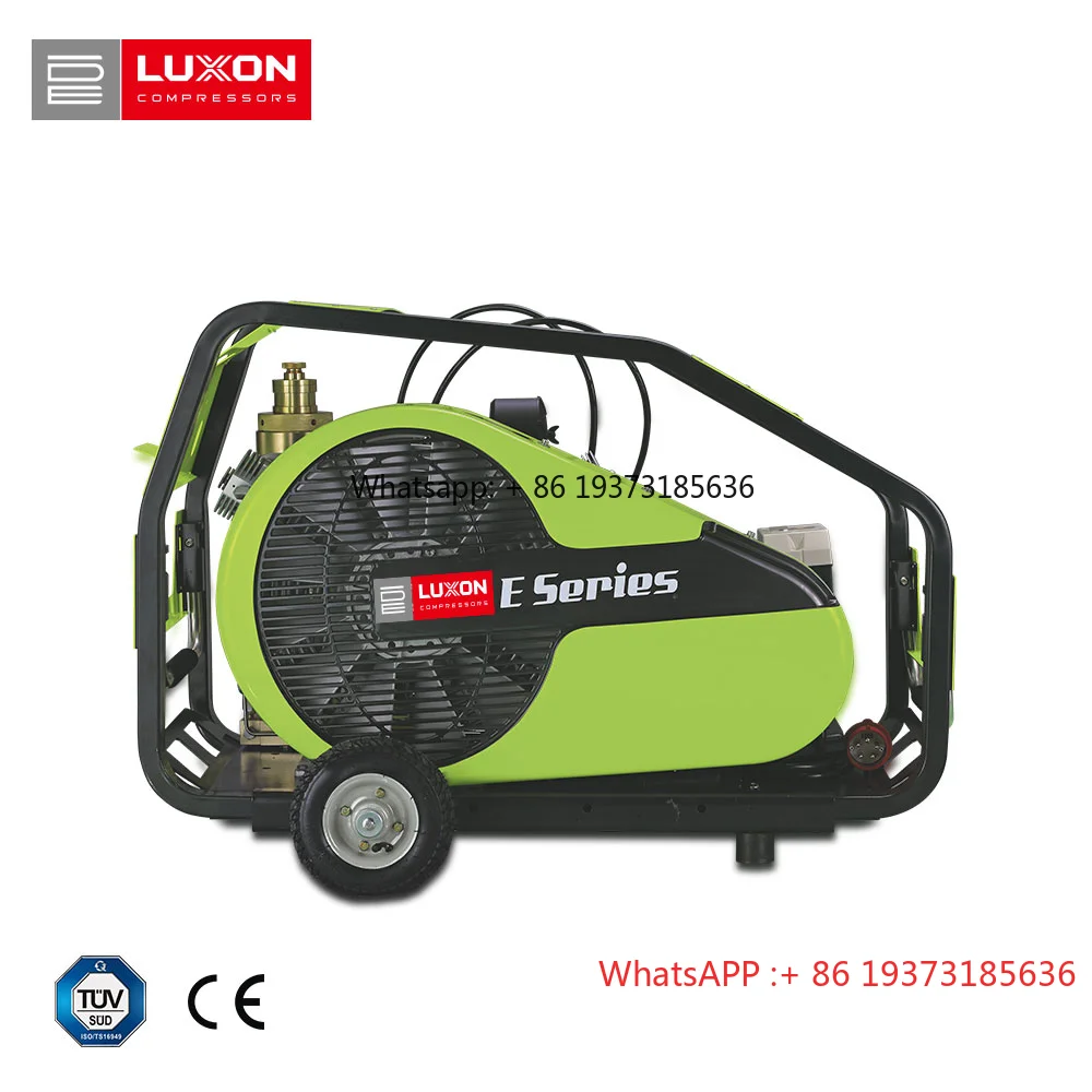 Luchtcompressorset van 300 bar Draagbare luchtpompcompressoreenheid