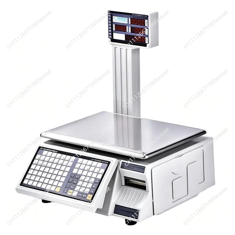 TM-Ab barcode weighing English scale, Arabic fruit and vegetable label scale, supermarket all-in-one machine 220V/110V