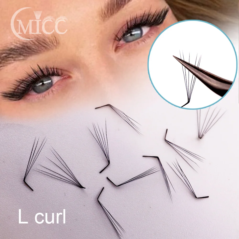 500本入り 6D 6mm 10D M L スペシャルカール ポインティベース ルーズプレメイドボリュームファン フォックスアイズ効果 メイクアップまつげ プロメイドファン ラッシュ