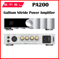 SMSL PA200 Gallium Nitride Power Amplifier With Remote Control High-power Audio Grade Switching Power Supply