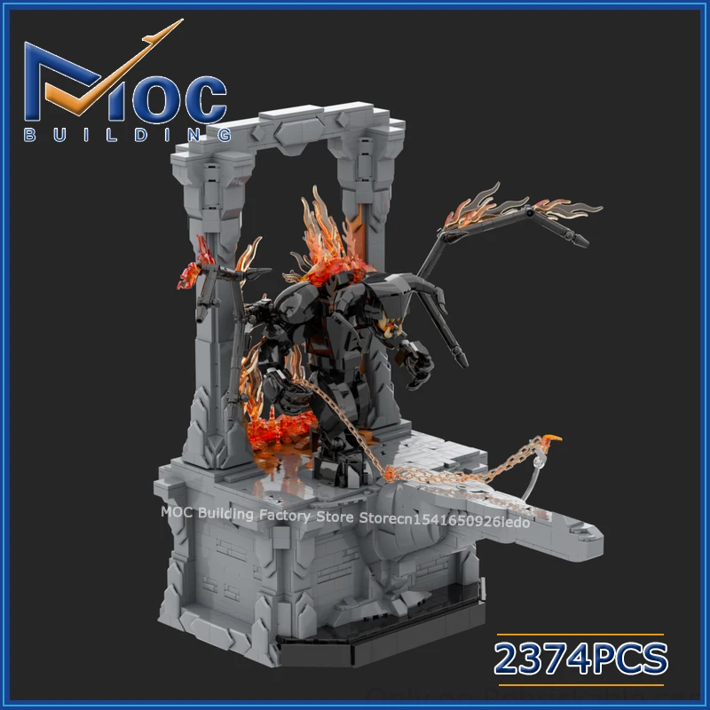 

Строительные блоки MOC, классическая серия фильмов, волшебная сцена, модель Проклятие волшебника, сделай сам, сборные кирпичи, креативные игрушки, рождественский подарок