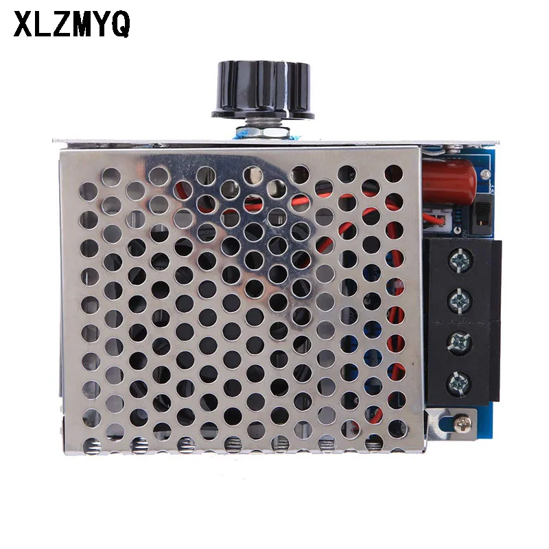 10000W Motor Speed Controller High Power AC 110V-220V SCR Voltage Regulator Speed Controller Dimmer Thermostat With Cooling Fan