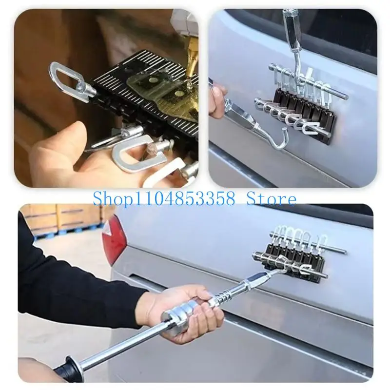 

652F High Strength Aluminum Alloy Car Dents Removal Tool For Repair Of Large Dents Up To 10cm Portable Easy Operation Design