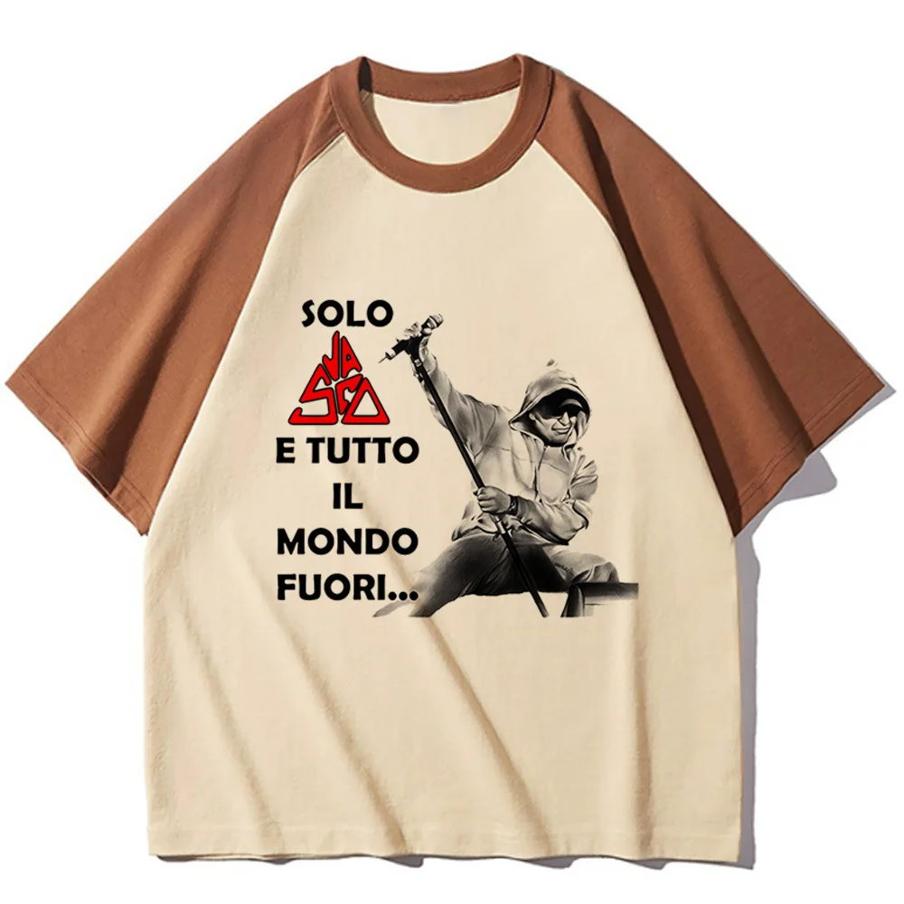 Vasco Rossi Tee women anime summer designer t-shirts girl Japanese y2k clothes