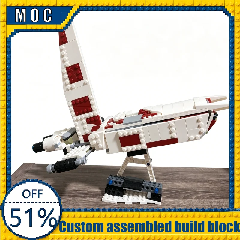 

NEW 371PCS Mantis Creative Alternate Build Fighter Model Custom Blocks DIY Assembly Educational Toy Set For Boys Birthday Gifts