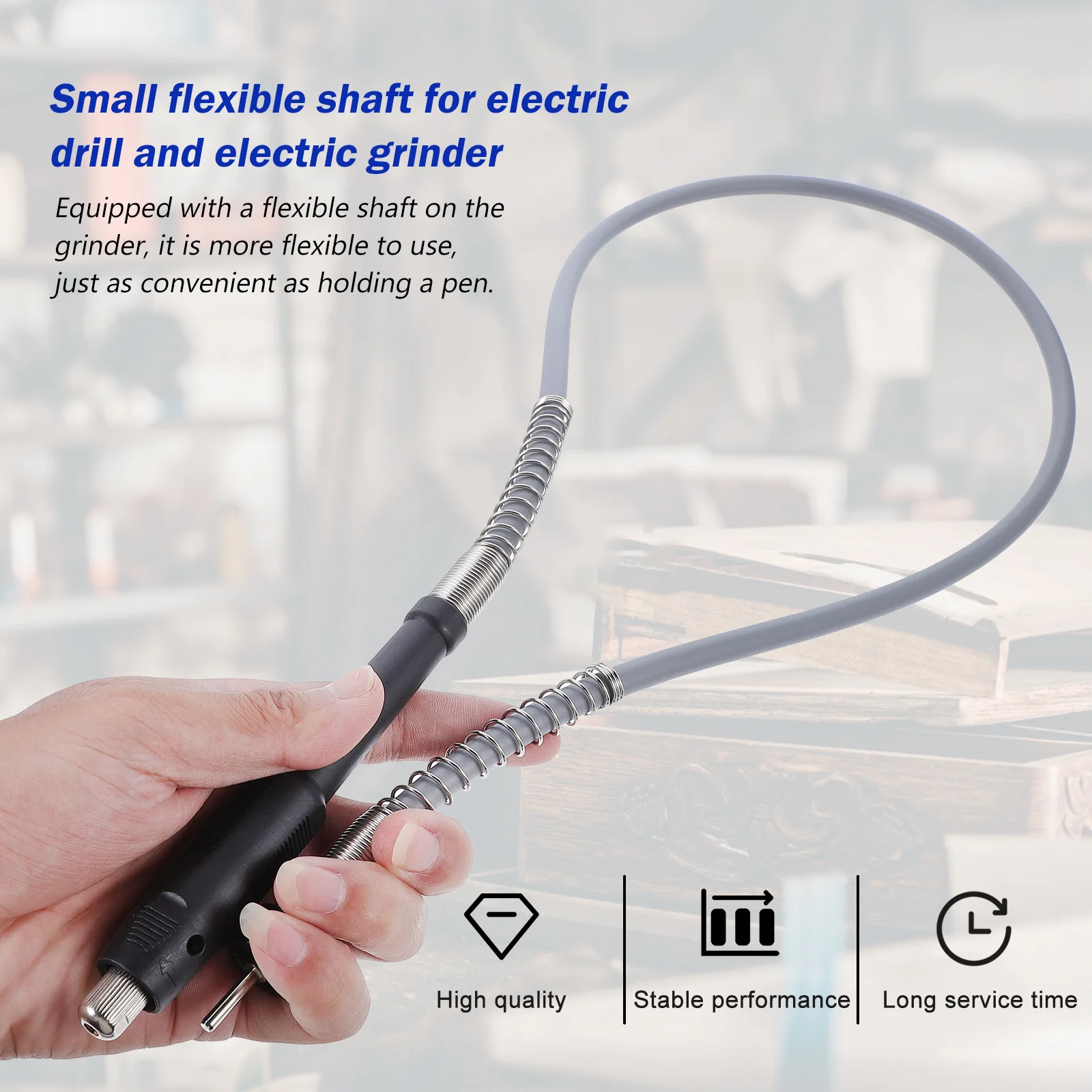 

Flexible Drill Drive Shaft Flex Shaft Adapter Attachment Portable Rotary Grinder Polishing Chuck Tool Cable Extension Cord