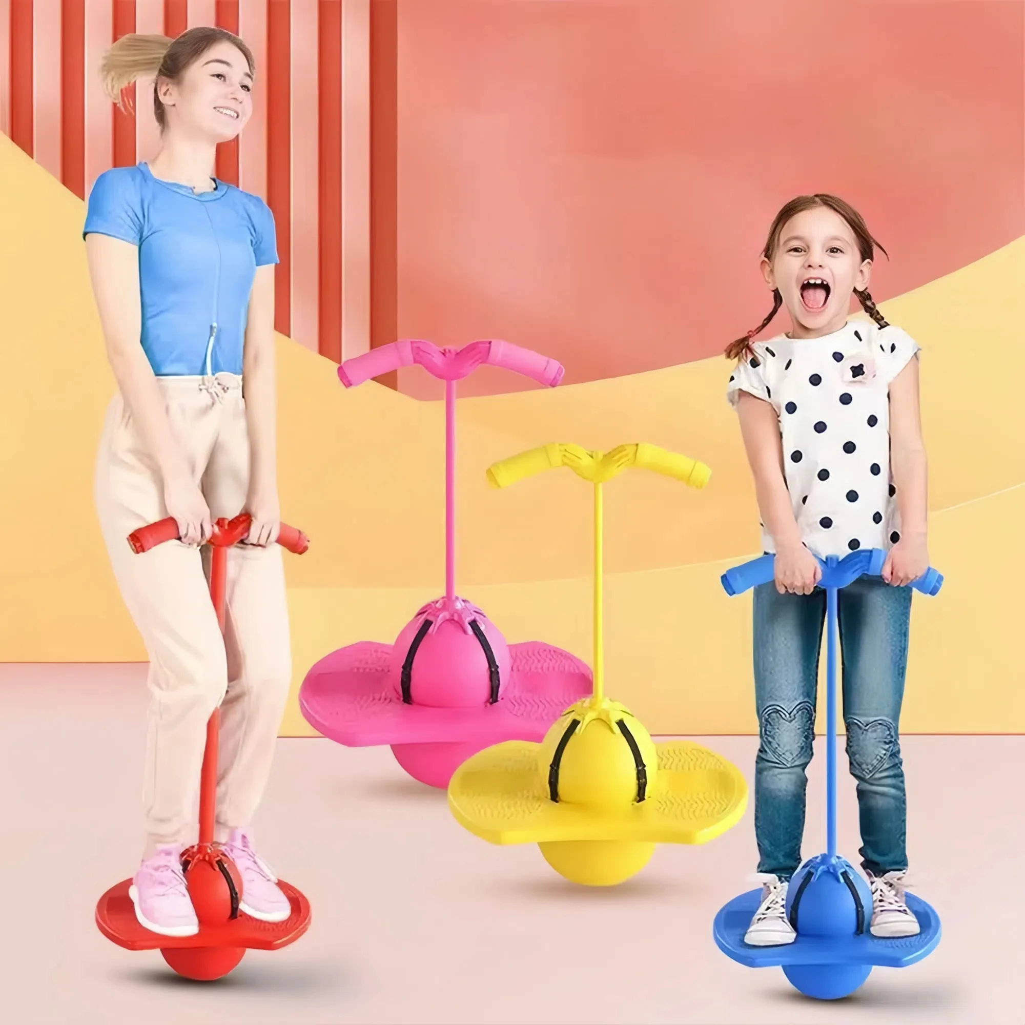 Nouveau ballon rebondissant longue hauteur grenouille saut Sport jouet équilibre balle élastique anti-déflagrant conseil jouet d'entraînement