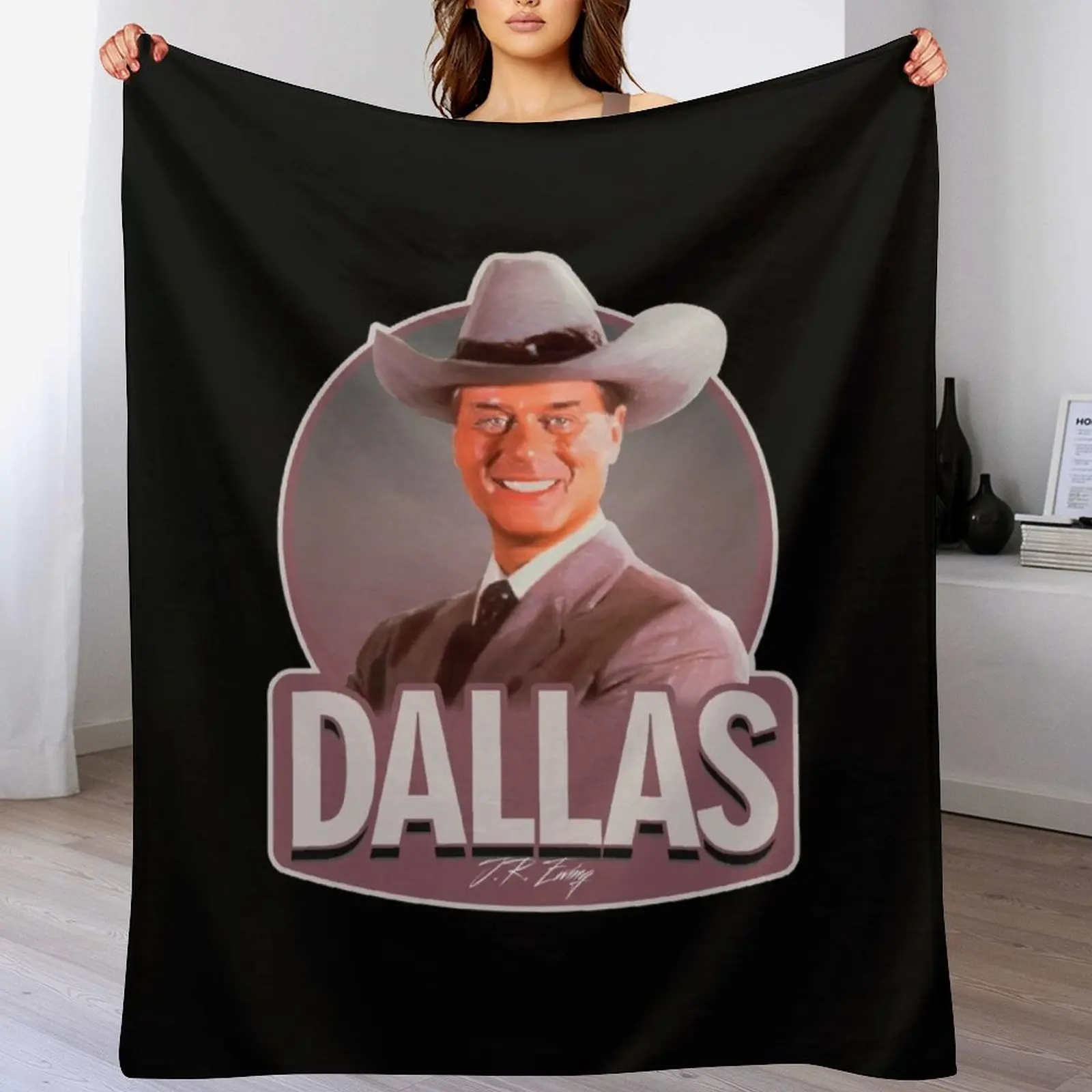 

Dallas JR Ewing Throw Blanket for sofa Fashion Sofas Bed Fashionable Sofas Blankets