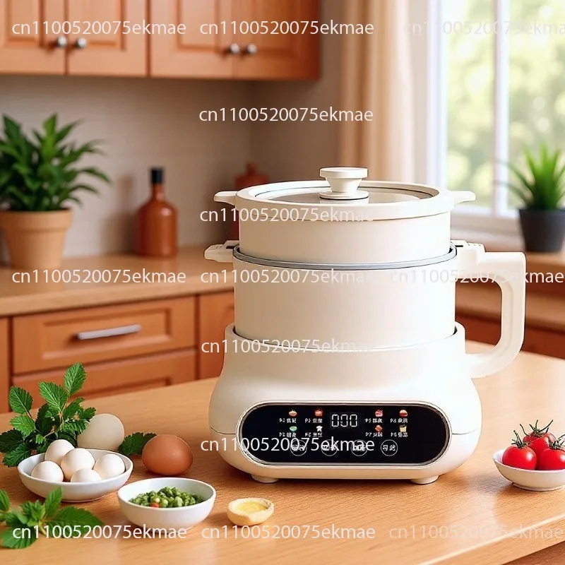 Multifunctional rice cooker household 3L large capacity 1-4 people use non-stick liner to cook rice and porridge