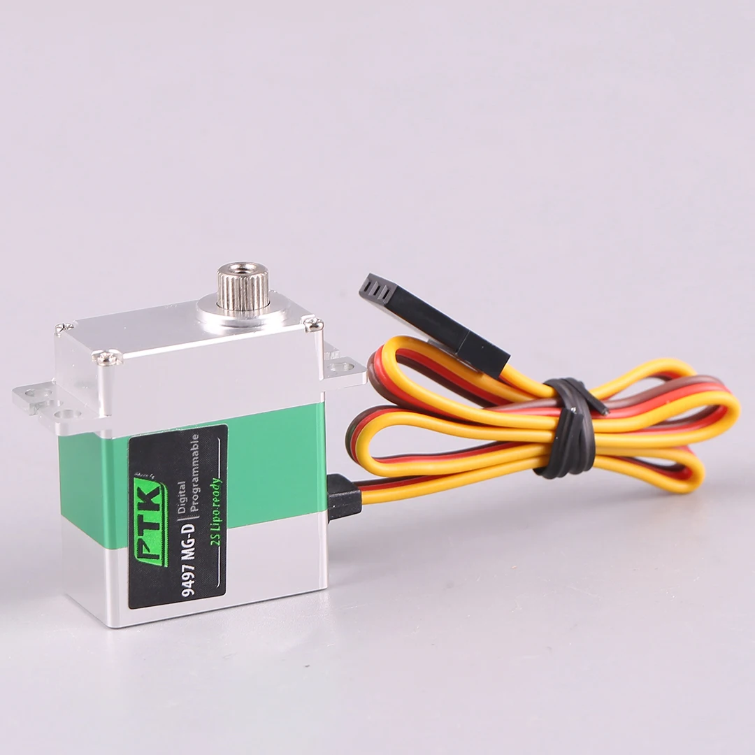 PTK 9497 MG-D 20g Servo digitale Metal Gear programmabile 2S Lipo Ready per modello aereo per auto RC elicottero RC - Servo dimensioni
