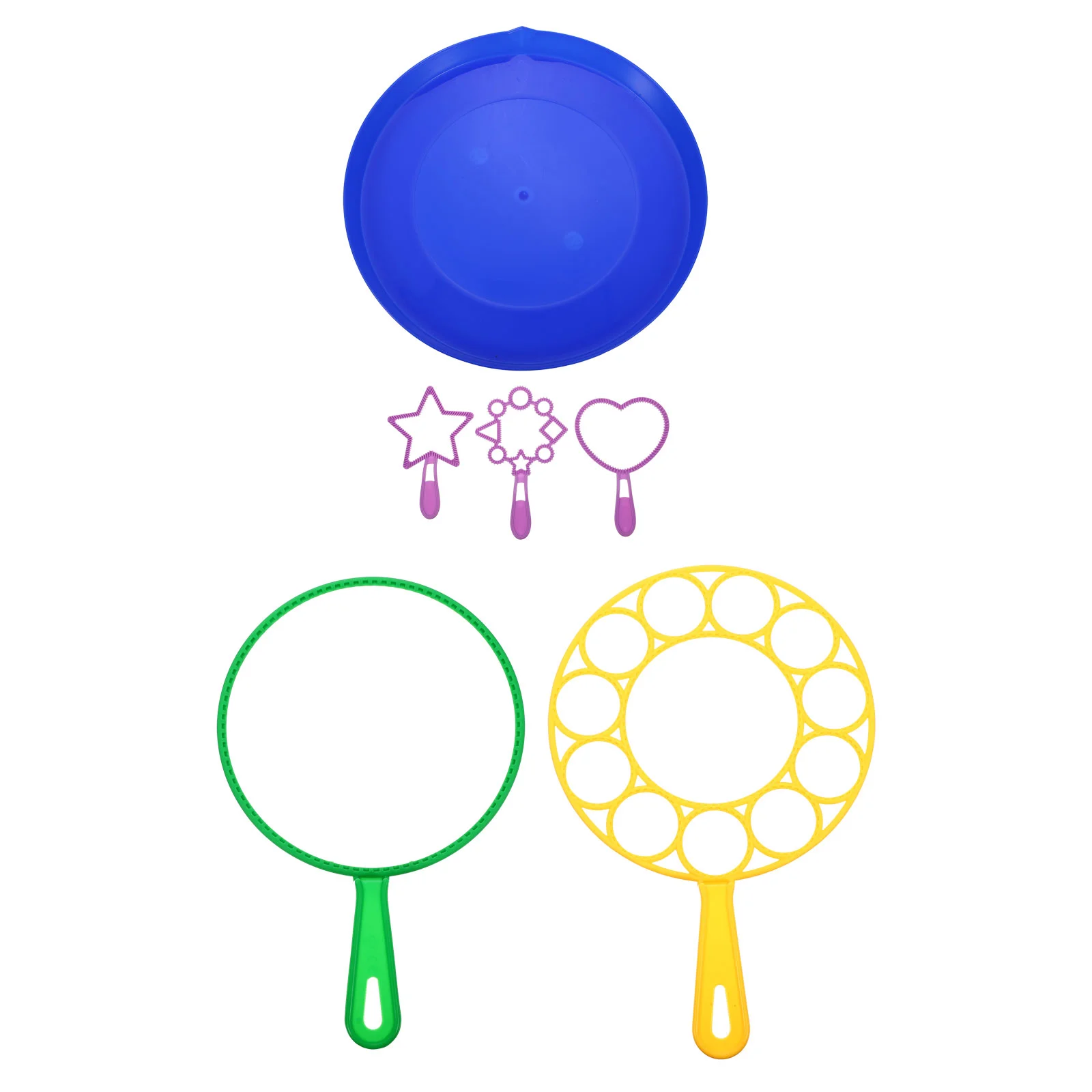 6 Pcs Bubble Blower Maker Wand Stick Toy Bubbles Wands Party Favors Blowing Making Toys Machine Set