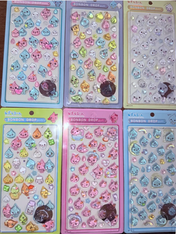 

Наклейки Kawaii Tamagotchi — прозрачные наклейки для чехлов телефонов с мультяшными персонажами, материалы для творчества и скрапбукинга, милый подарок на день рождения для друзей