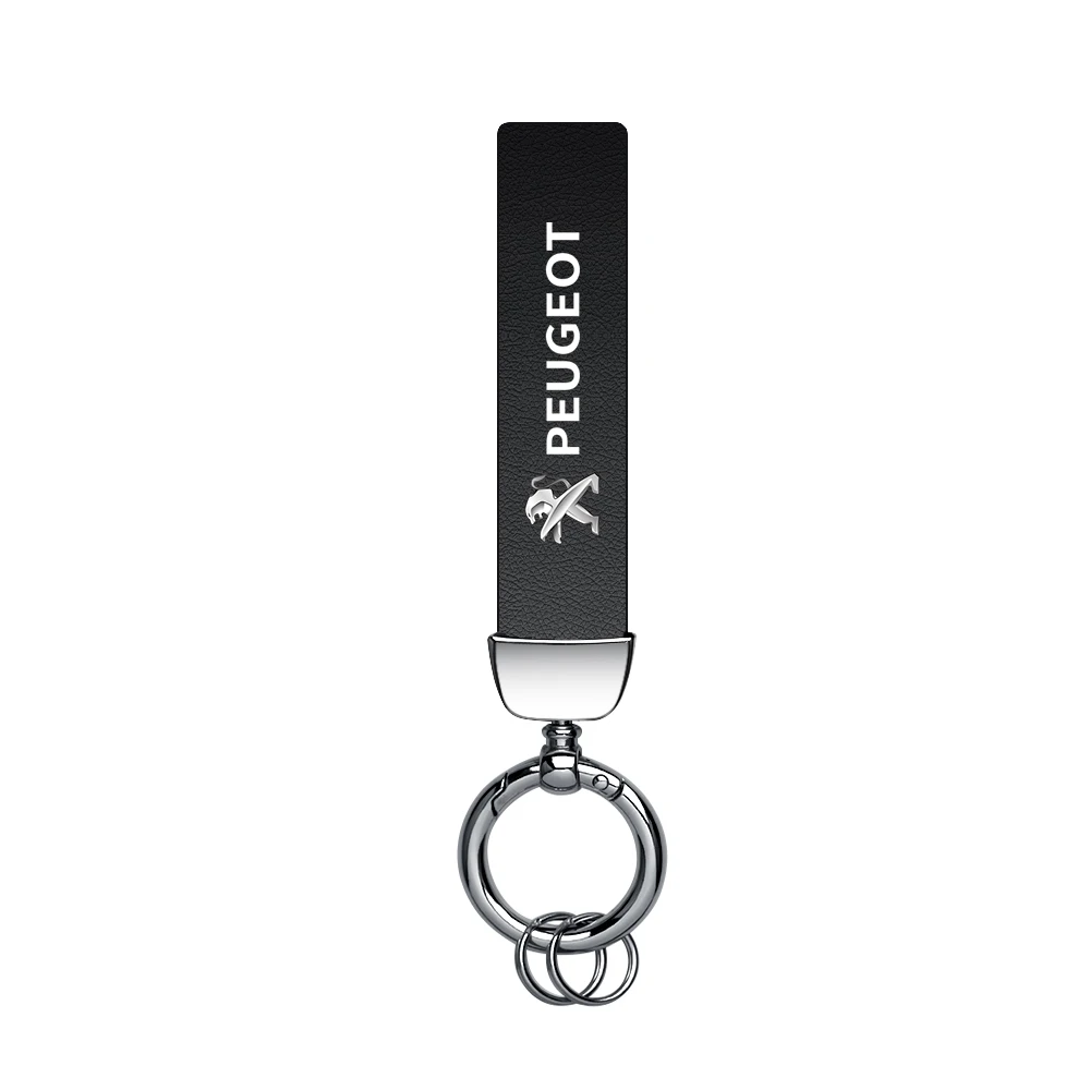 1pcs 3D Fashion Car Keychain Auto Key Holder Accessories For Peugeot  408 508 106 107 108 2008 3008 4008 5008 RCZ 301 2009 407