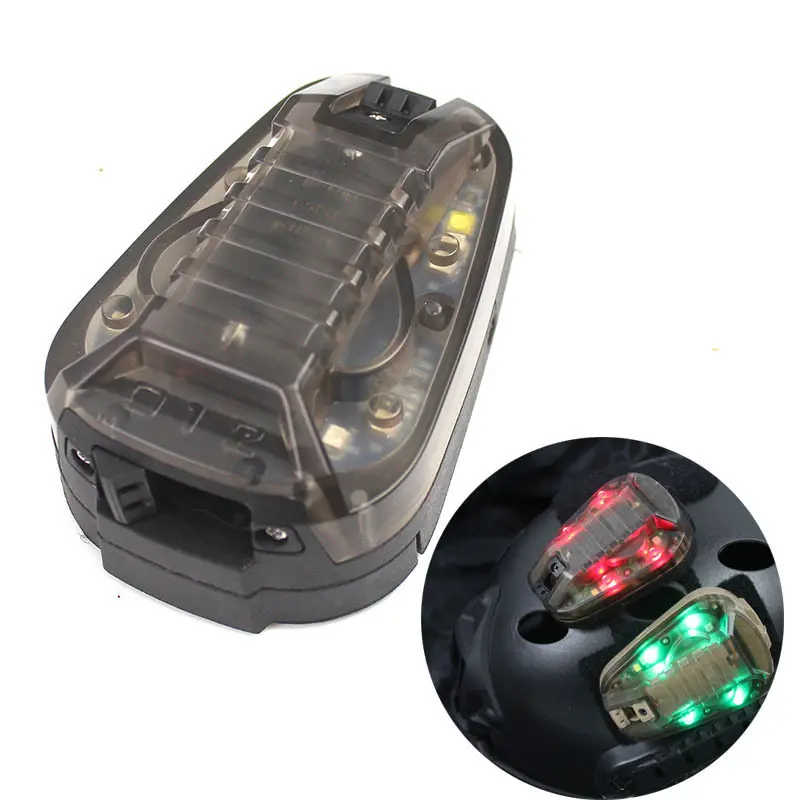 

Трансграничный ИК-сигнальный фонарь HEL-STAR6 для шлема, светлячок-светоотражатель, ИК-инфракрасный свет для выживания, идентификация товарищей по команде, водонепроницаемый