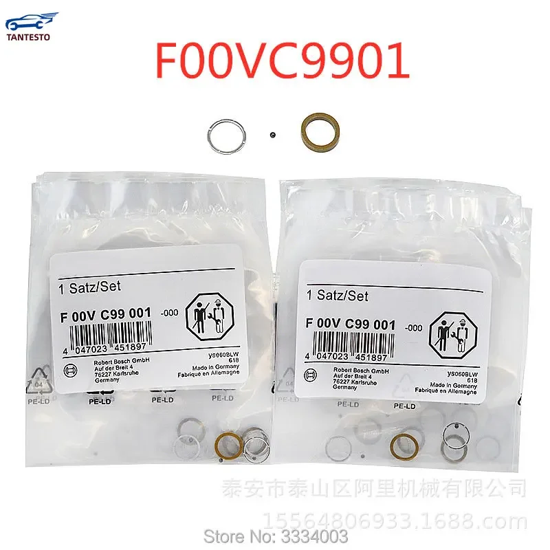 FOR BOSCH Diesel Common Rail Injector Seal Washer Ring Valve Ball Repair Kits F00VC99001 F00VC99002 F00VC99177