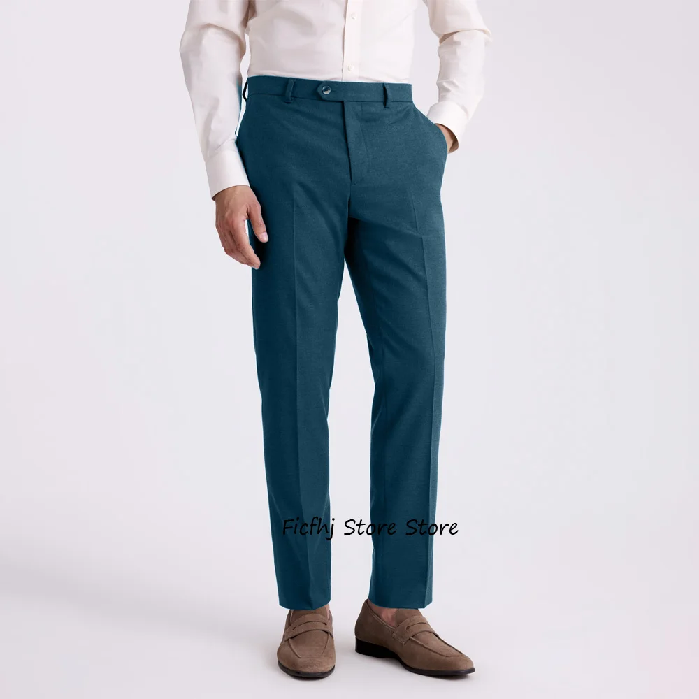 

Рабочие брюки, повседневные брюки, мужские прямые брюки из полиэфирного волокна для мужчин, однотонные брюки, классическая одежда пошив