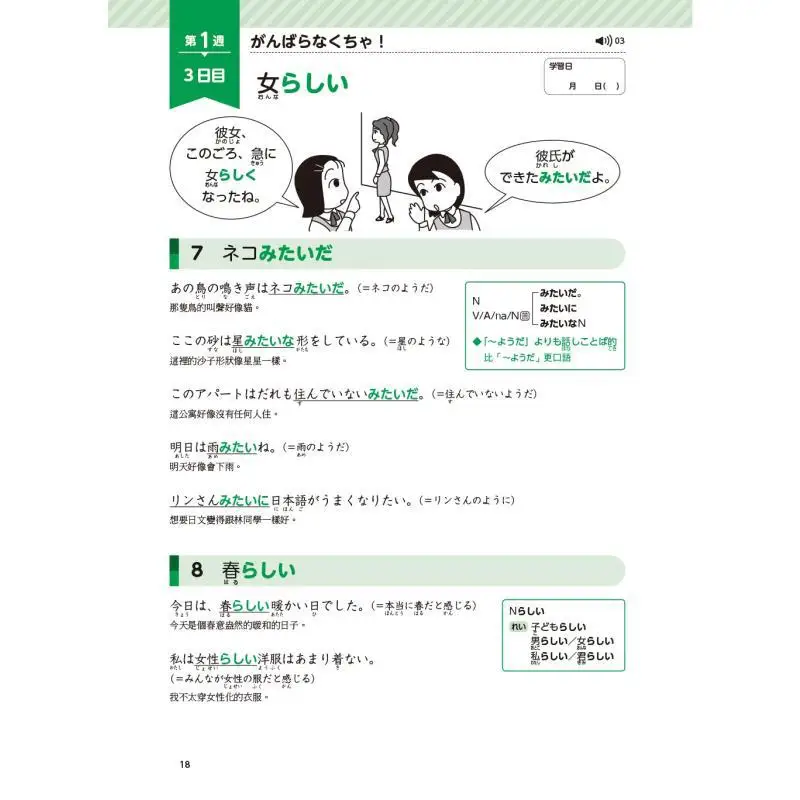 New Japanese Language Proficiency Test Victory Strategy N3 Grammar Newly Revised Edition MP3APP Free Download 9789575326234