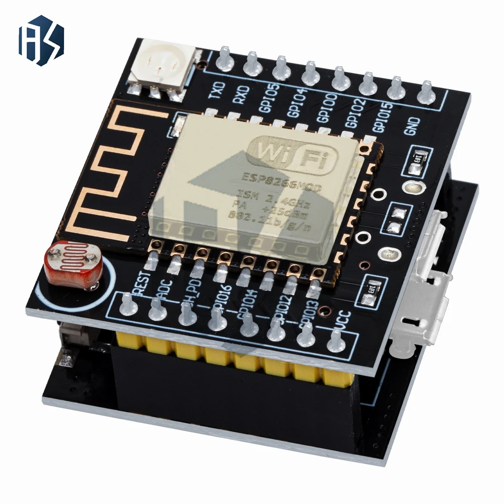 ‌ESP8266 ESP-12F WiFi Development Board (NodeMCU Compatible) - CH340 USB Interface for Arduino Projects