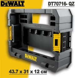 DEWALT Portable Plastic Storage Carrying Tool Case Power Tool Accessories Box Stackable Removable DT70716-QZ TSTAK