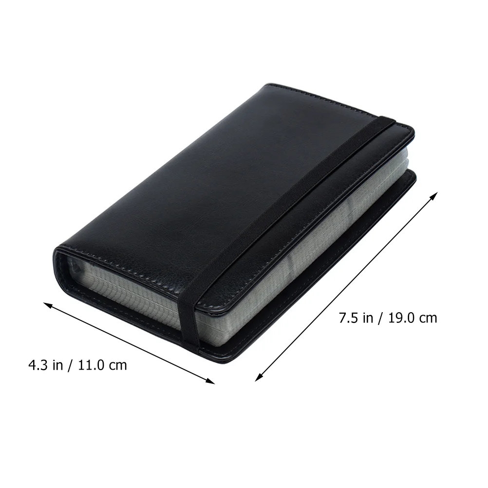 Business Card Album Name Cards Case PU Holder Book High Capacity Portable