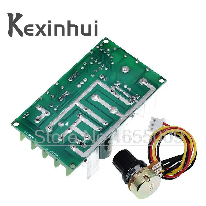 PWM وحدة تحكم في سرعة محرك التيار المستمر التبديل تيار مستمر 20A الجهد الحالي منظم 10-60 فولت PWM عالية الطاقة محرك وحدة 60A 12 فولت 24 فولت 36 فولت 48 فولت