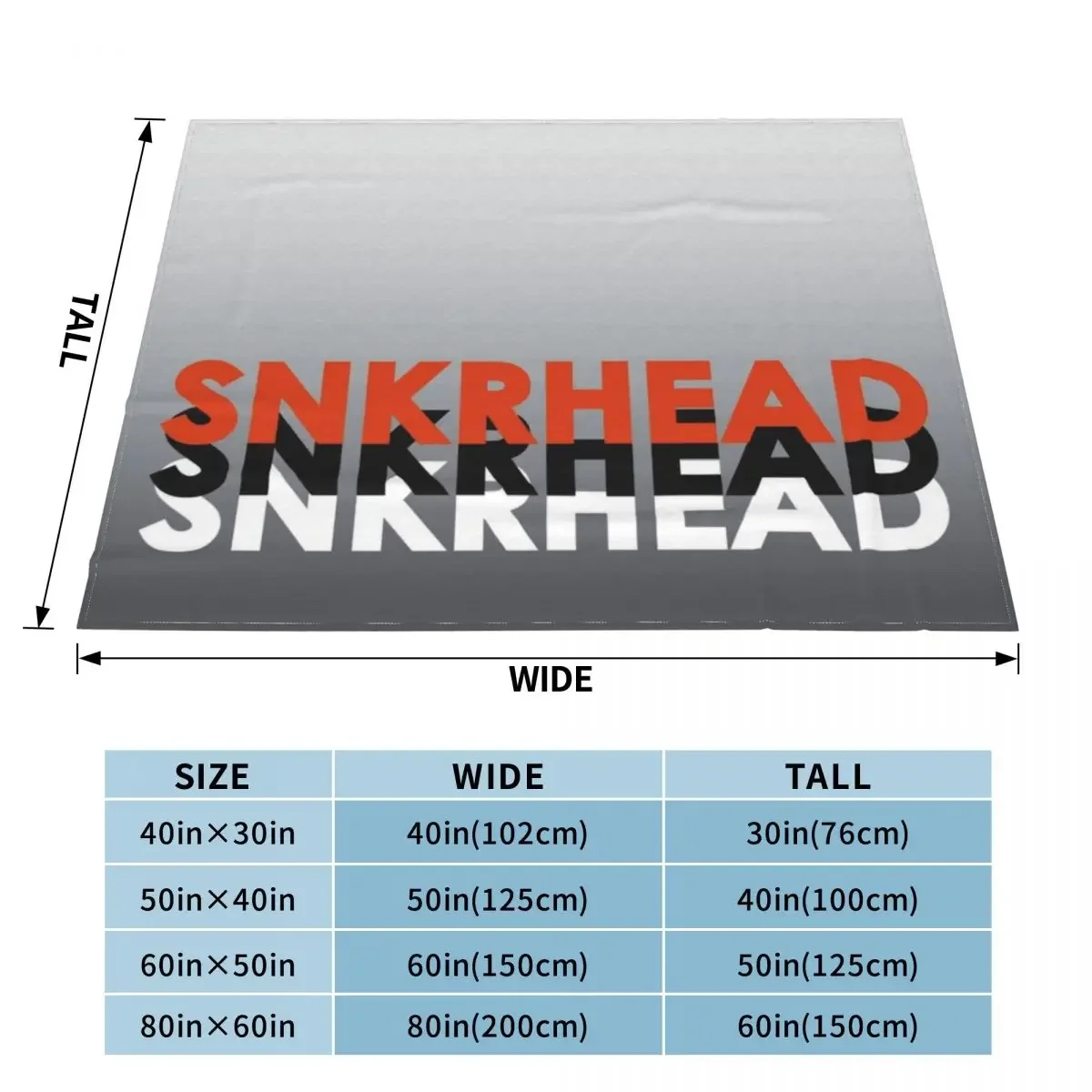 SNKRHEAD - Sneakerhead Throw Blanket for winter Sofas Sleeping Bag Winter beds Blankets