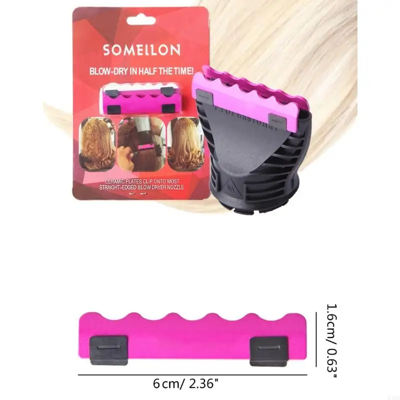 F92F 모발 디퓨저 건조기 빗 부착 부지 열 절연 재료