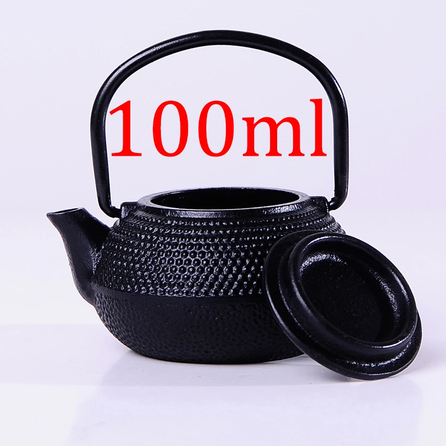 Mini Iron Kettle Pot 50ml/100ml Teapot Japanese Cast Iron Tea Pot Ornaments  Accessories