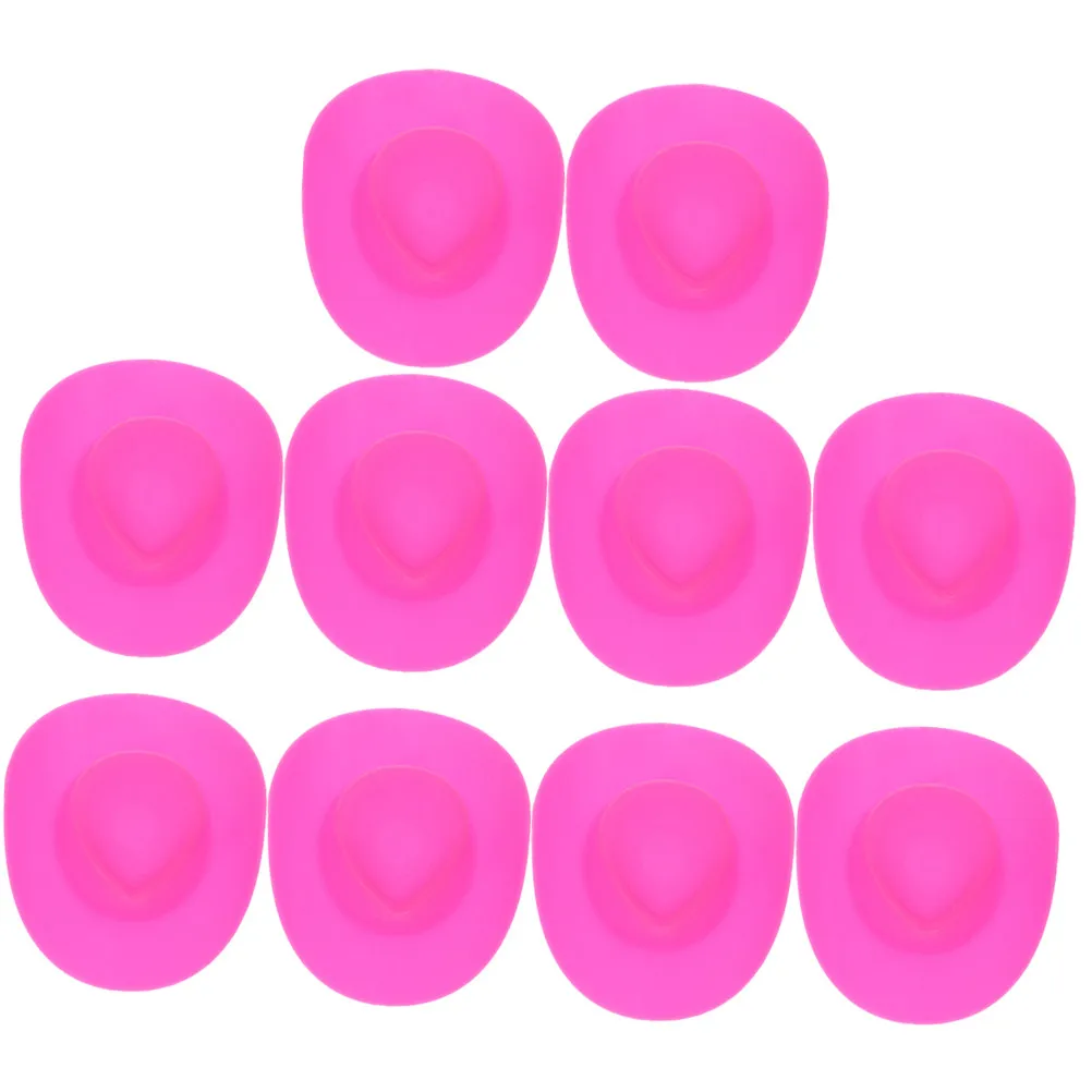 

10 Pcs Mini Cowboy Hat Cowgirl Kids Decorations Has Hats Ornaments Tiny Miniature for Crafts