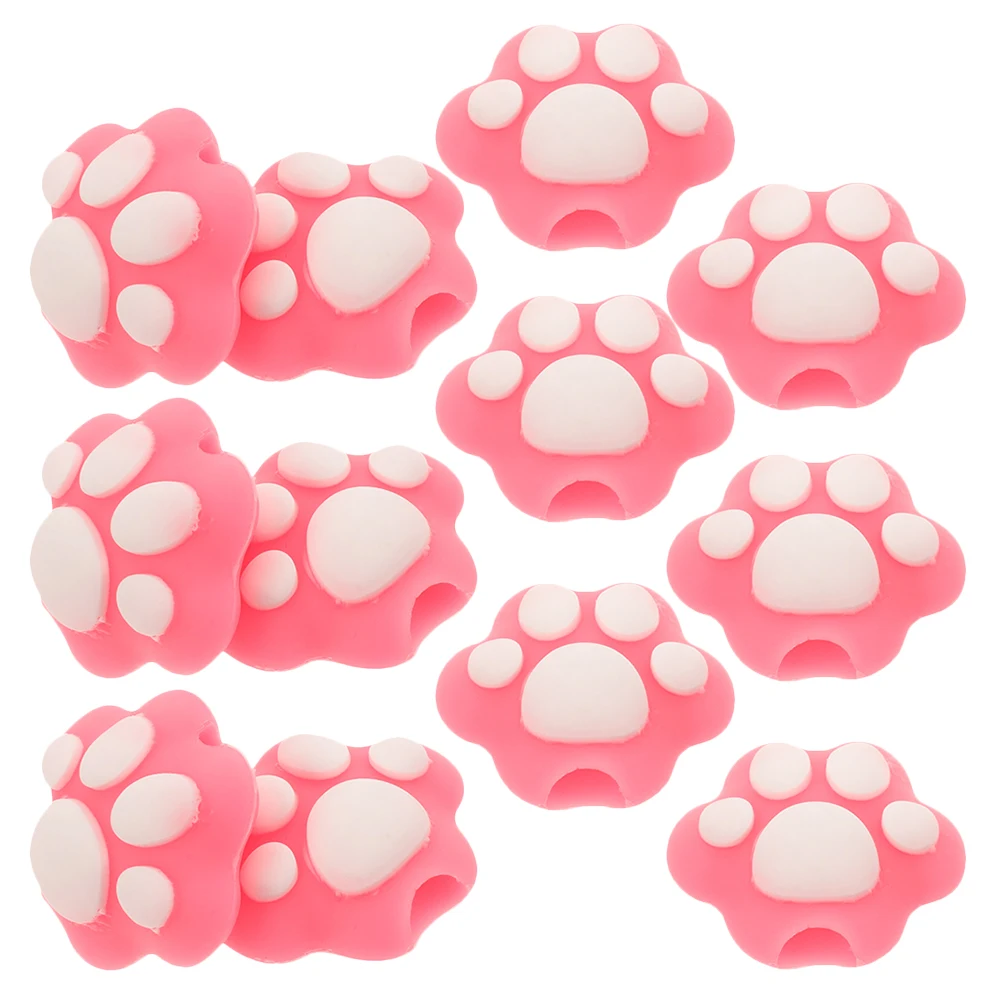 

12pcs Pen Cap Extender Cute Cartoon Animal Shaped Silicone Pencil Toppers Kids Stationery Pink Caps School Supplies Classroom