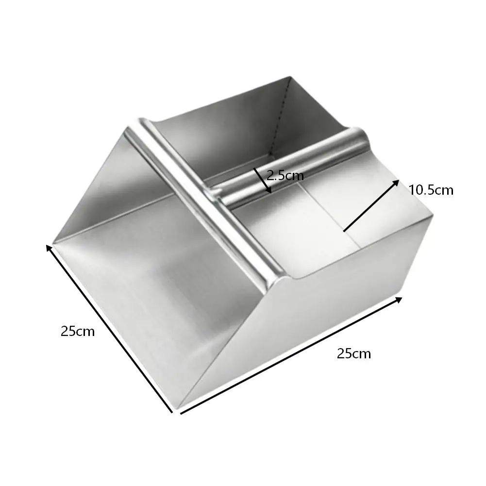 Stainless Steel Shovel for Mixing Feed Spreading Compost and Managing Yard Waste Ergonomically Balanced for Reduced Fatigue
