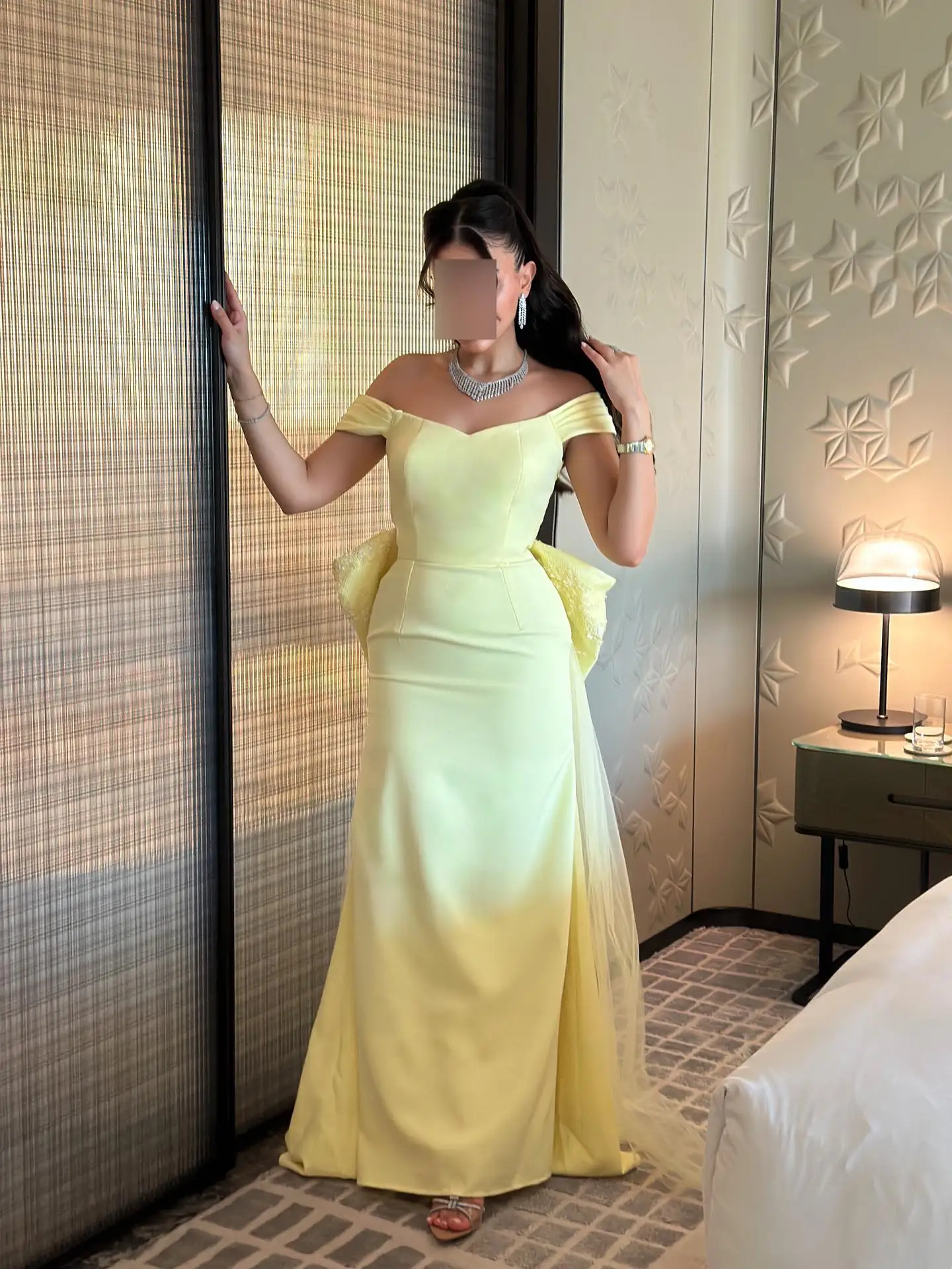 Vestidos de ocasión personalizados a medida Ypmwzx vestido de fiesta de boda con lazos hasta el tobillo con escote en forma de corazón