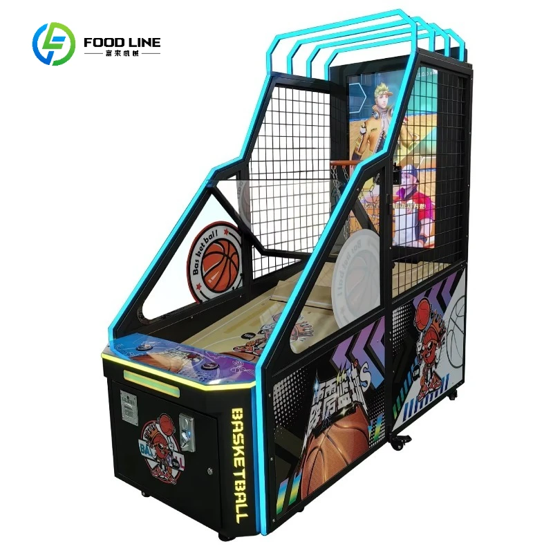 2026 Hot Sale FL Basketball Shooting Machine Sports Arcade Game for Entertainment Centers Suitable for All Ages Customized