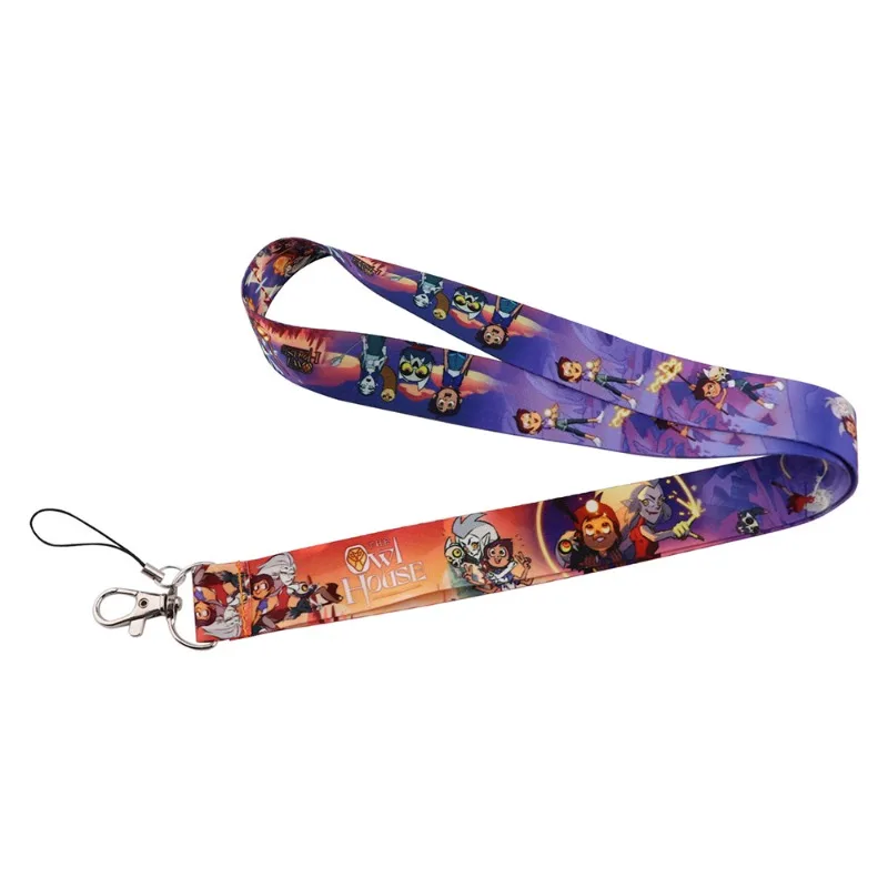 Cartoon The Owl House Series Phone Lanyard Fantasy Adventure Anime Creativity Cute Double-sided Printing Lanyard Keychain - view 3