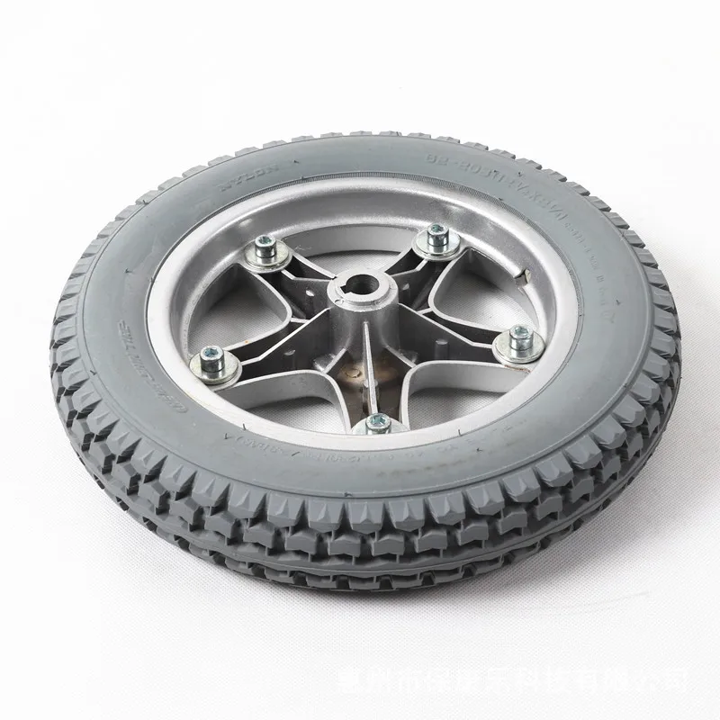 Suitable for Electric Drive Tires 12 Inch Rubber Solid Filled Tires, Rear Wheels 12 1/2 * 2 1/4