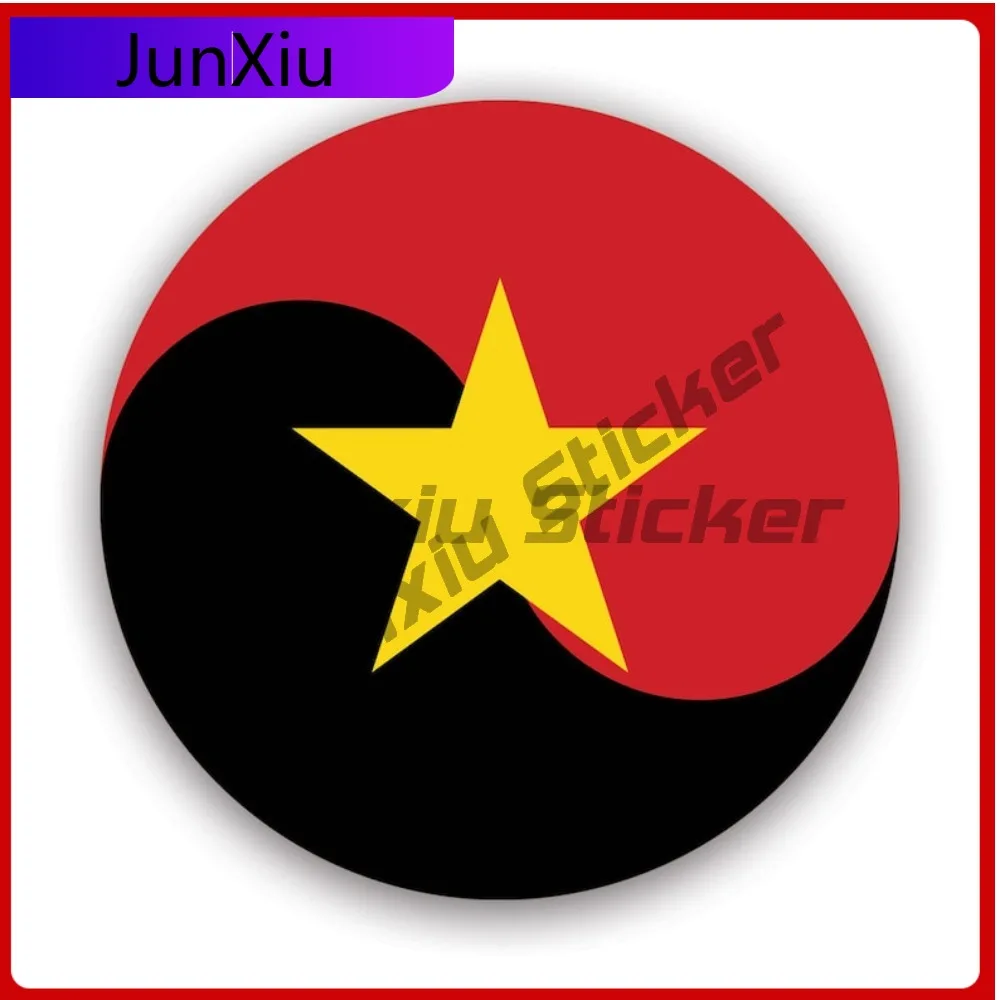 

National Air Force Of Angola Roundel Cute Car Waterproof Vinyl Decal For Outdoor Safety Warnings Unique Creative Outdoor Fun