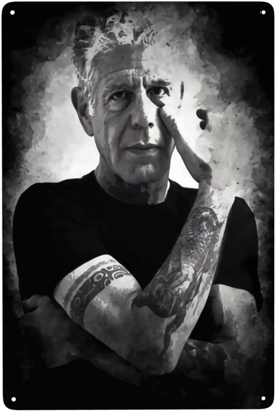 Настенный декор с металлическими знаками, 8x12 дюймов