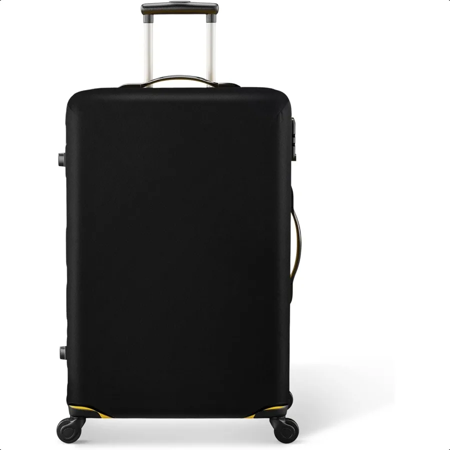 

20 Inch PVC Lage Protector Covers for TSA Appd Clear Suitcase Cover Protector Transparent Lage Protective Cover Set Black Suita