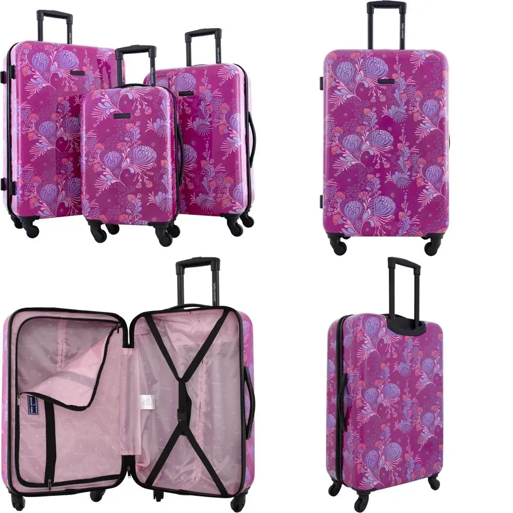 

"Voguish 20-дюймовый ручной чемодан, 3 предмета, стиль флоры"