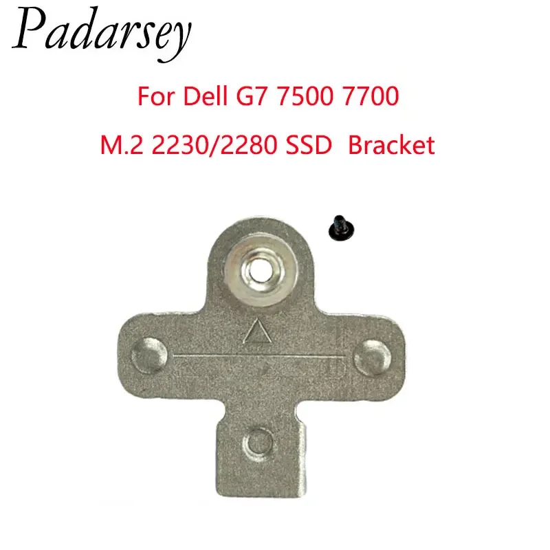 M.2 SSD Hard Drive Mounting Support Bracket 2230/2280 Solid-State Drive Metal Holder for Dell G7 7500 7700 Gaming Laptop