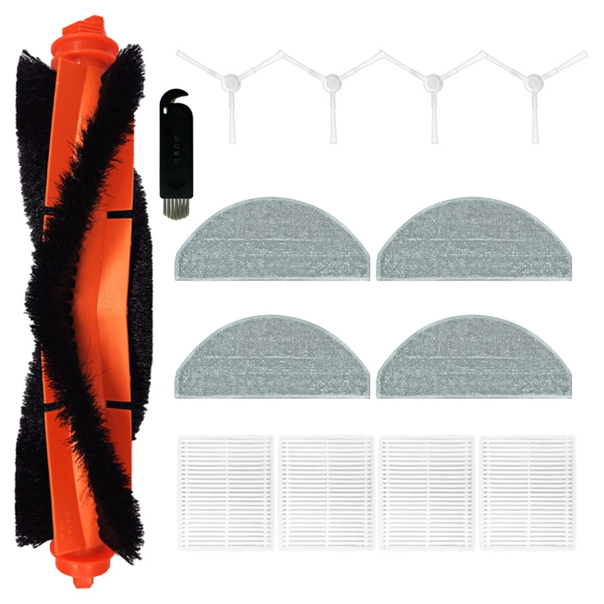 Для Xiaomi E10 робот-пылесос основная боковая щетка Hepa фильтр швабра тряпки аксессуары комплект запасных частей