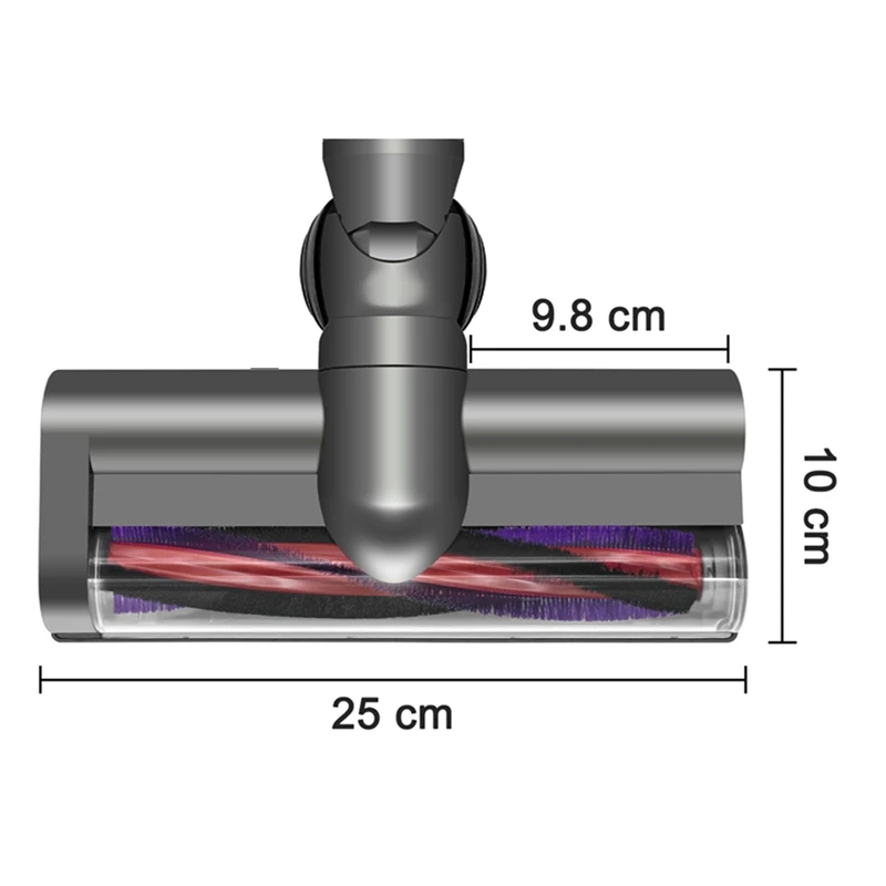 Turbine Brush For Dyson V6 DC58 DC59 DC62 DC72 Motor Brush High Torque Vacuum Cleaner Direct Drive Electric Head