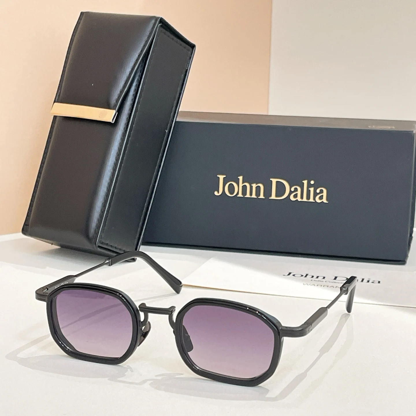 Luxe Designer Voor JOHN DALIA JD JEAN Vintage zonnebril UV400 Hoge kwaliteit modebril voor mannen en vrouwen met doos