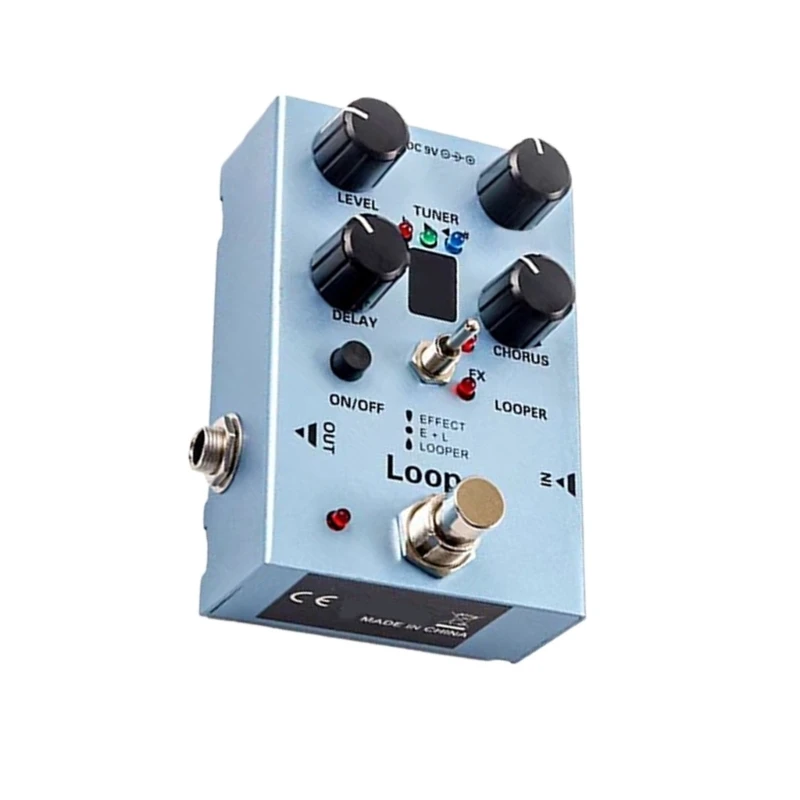 

Portable Multi Effects Guitar Pedal Board With Looper Delay Choruses Reverbs And Tuner Electric Guitar Effect Pedal