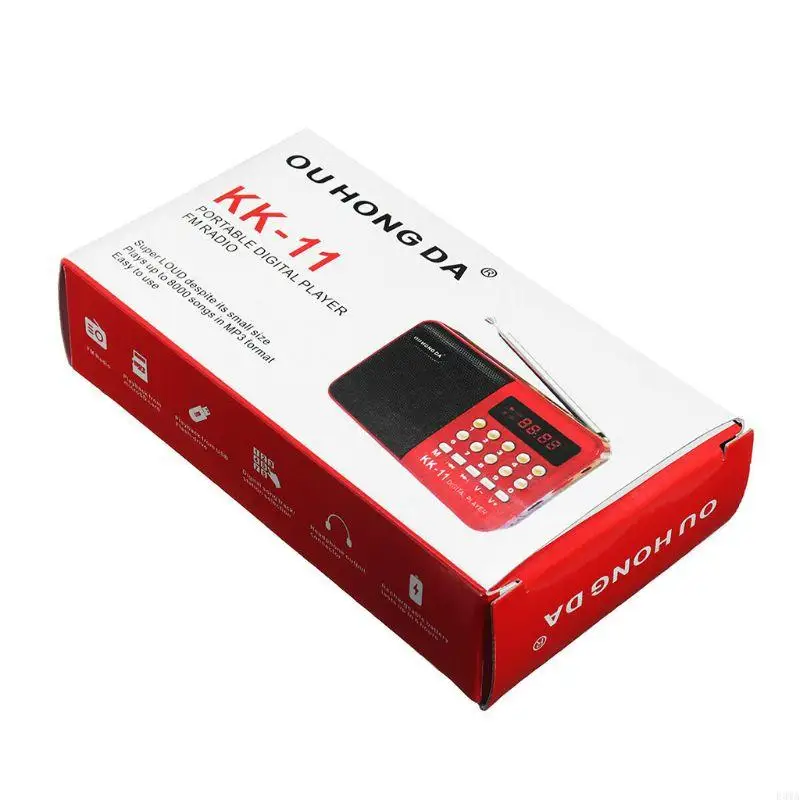 F3MA Kỹ Thuật Số Cầm Tay Mini Động Cầm Tay K11 Đài Phát Thanh Kỹ Thuật Số Đa Năng FM USB MP3 Người Chơi Loa Thiết Bị Vật