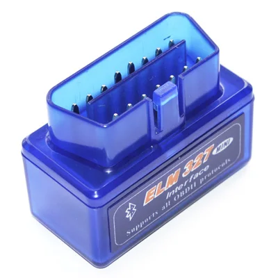 

ELM327 2.1 Automotive Diagnostic Tool, Supports 3 Protocols (Blue)