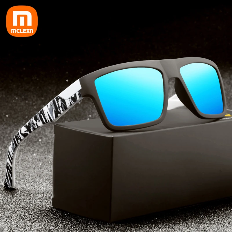 

M plus Polarized Sunglasses Men Driver Shades Male Vintage Sun Glasses For Men Spuare Mirror Summer UV400 Oculos