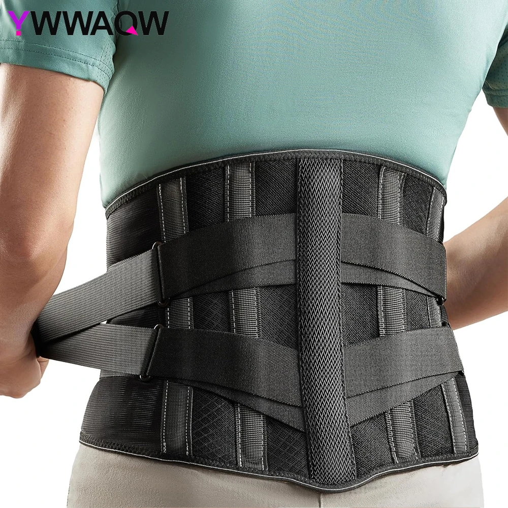 Back Brace for Lower Back Pain Relief Men Women,Breathable Back Support Brace with 3D Lumbar Support Pad for Lifting At Work