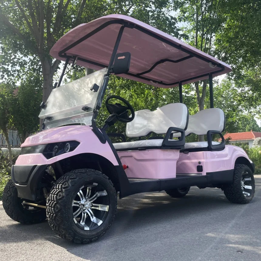 

Street Fashion Electric Golf Cart Lithium Battery Electric Car For Adults Superior Hill Climbing And Stopping Capabilities